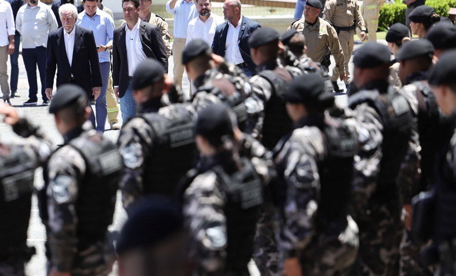 O governador Carlos Massa Ratinho Junior lançou nesta quarta-feira (10), em Curitiba, a nova etapa do Programa Olho Vivo, que marca o início da integração de tecnologias de Inteligência Artificial (IA) ao sistema estadual de videomonitoramento.