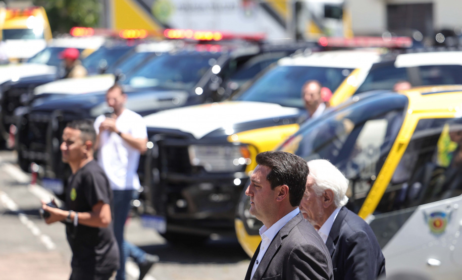 O governador Carlos Massa Ratinho Junior lançou nesta quarta-feira (10), em Curitiba, a nova etapa do Programa Olho Vivo, que marca o início da integração de tecnologias de Inteligência Artificial (IA) ao sistema estadual de videomonitoramento.