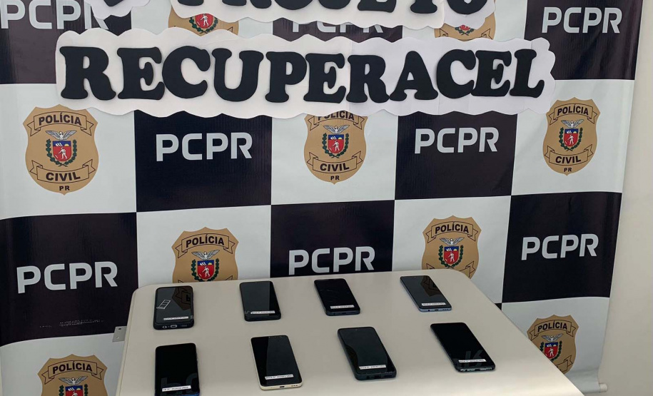 PCPR devolve 1,1 mil celulares aos reais proprietários com ações do Projeto Recuperacel em 2025