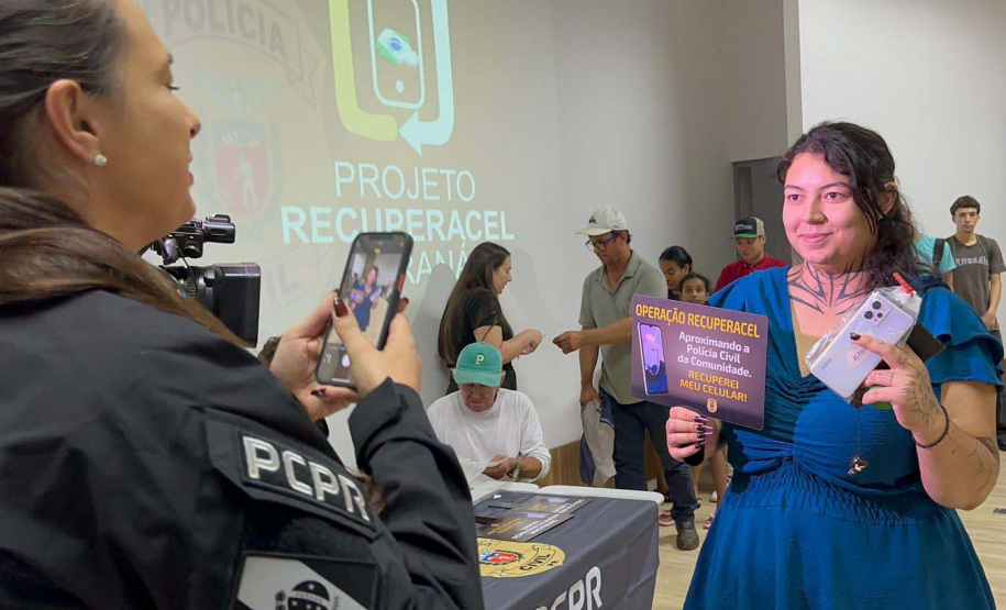 PCPR devolve 1,1 mil celulares aos reais proprietários com ações do Projeto Recuperacel em 2025