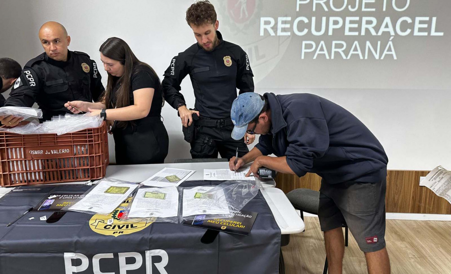 PCPR devolve 1,1 mil celulares aos reais proprietários com ações do Projeto Recuperacel em 2025