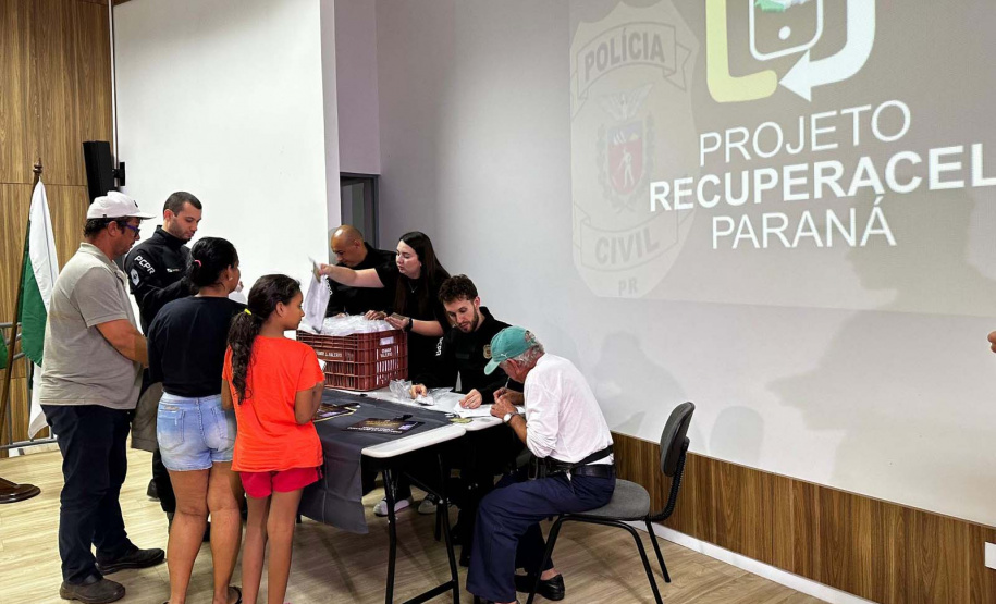 PCPR devolve 1,1 mil celulares aos reais proprietários com ações do Projeto Recuperacel em 2025