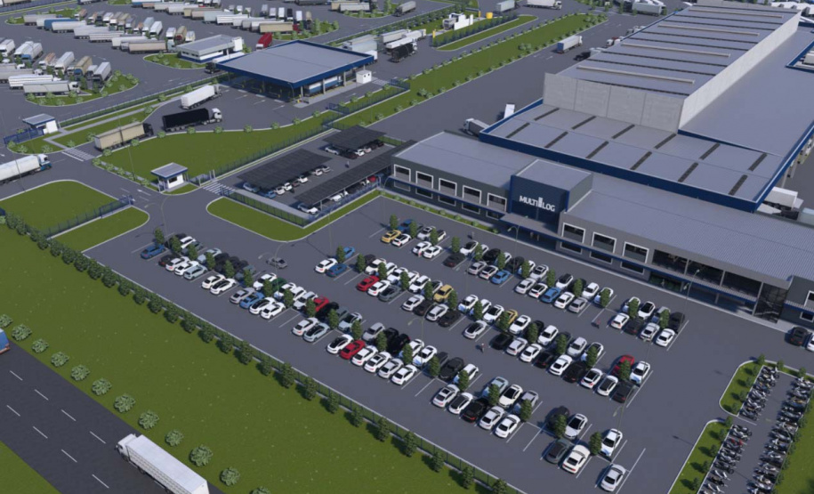 Com capacidade para 2 mil caminhões/dia, novo Porto Seco de Foz do Iguaçu será o maior da América Latina