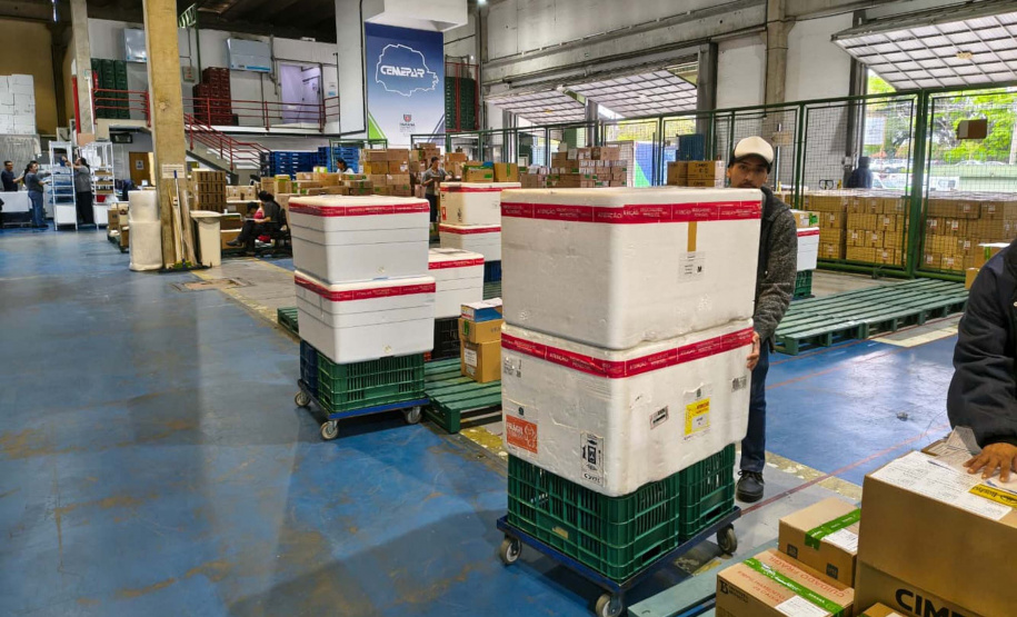 Paraná inicia a distribuição da vacina contra o Vírus Sincicial Respiratório para as Regionais de Saúde