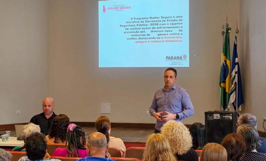 Antonina recebe palestra do Programa Mulher Segura e reforça rede de proteção às mulheres