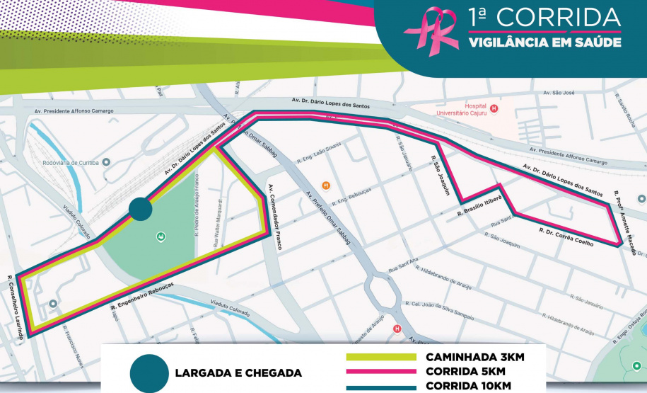 1ª Corrida de Vigilância em Saúde: Retirada dos kits começa nesta sexta-feira (12)