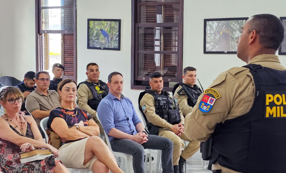 SESP - Palestra do Programa Mulher Segura Paraná destaca desafios na prevenção ao feminicídio em Guaratuba