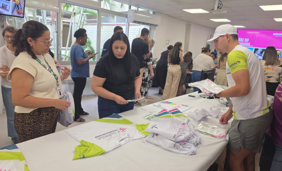 Entrega de kits da 1ª Corrida de Vigilância em Saúde movimenta a Sesa