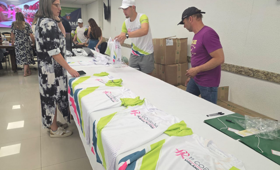 Entrega de kits da 1ª Corrida de Vigilância em Saúde movimenta a Sesa