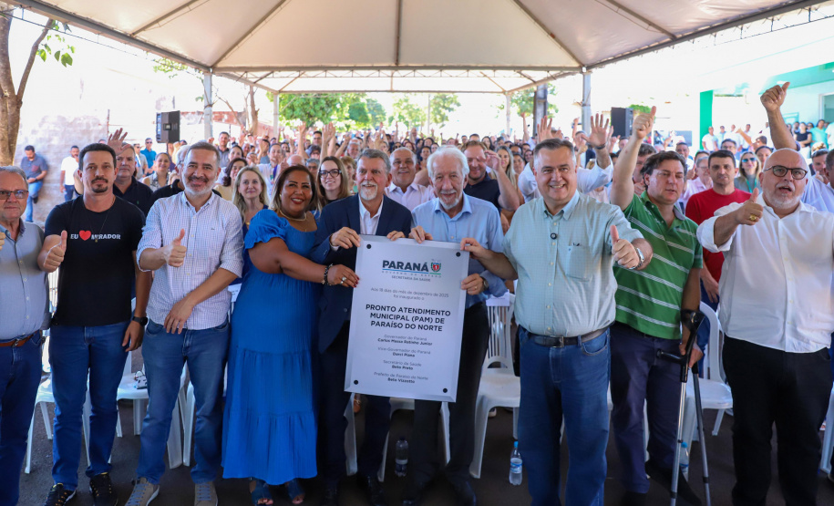 Governo do Paraná inaugura primeiro Pronto Atendimento Municipal em Paraíso do Norte