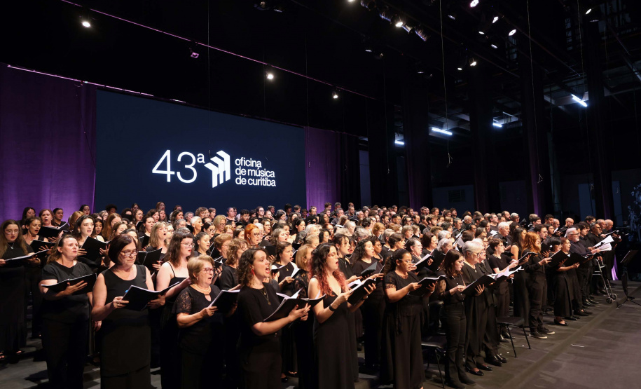 43ª Oficina de Música de Curitiba encerra com quase 40 mil espectadores nas apresentações no Centro Cultural Teatro Guaíra