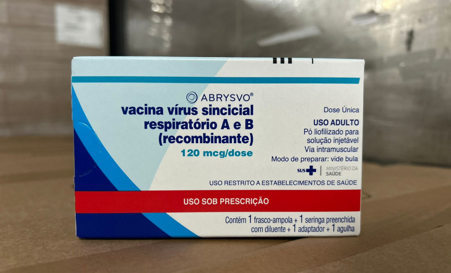 Paraná recebe novas doses da vacina contra o Vírus Sincicial Respiratório (VSR)