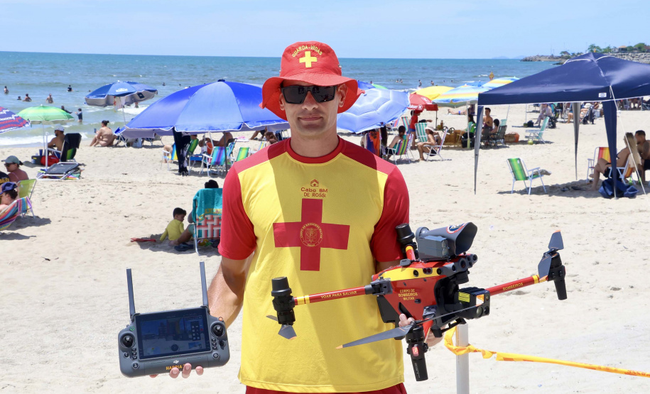 Com drones de alta tecnologia, bombeiros reforçam prevenção a afogamentos