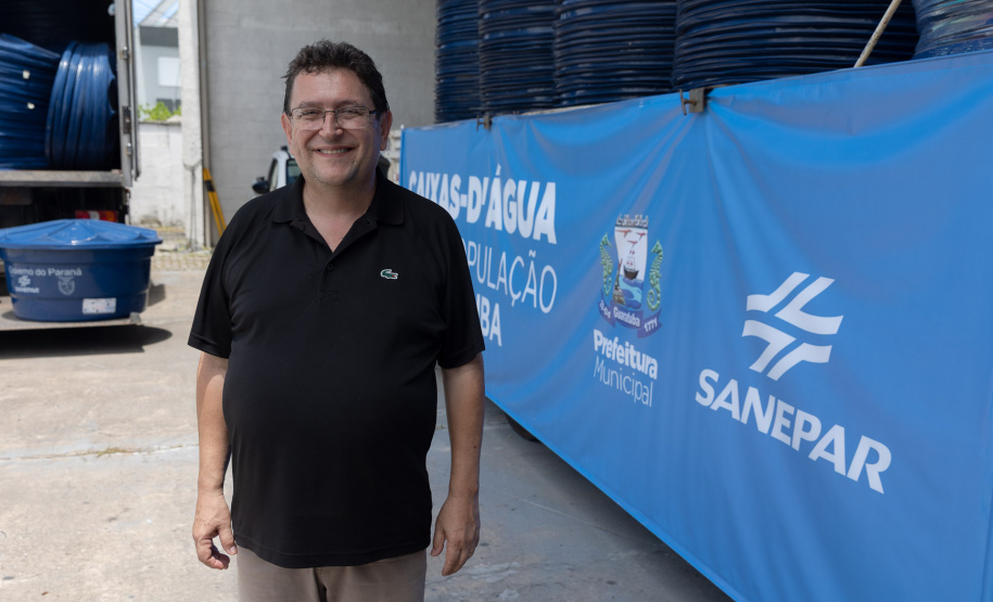 Sanepar entrega 1.500 caixas-d’água para atender famílias no Litoral