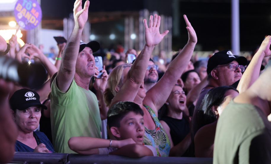 O grupo Roupa Nova durante a apresentacao do seu show dentro da programacao do Verao Maior Parana, em Matinhos - 15/02/2026 - Foto: Geraldo Bubniak/AEN