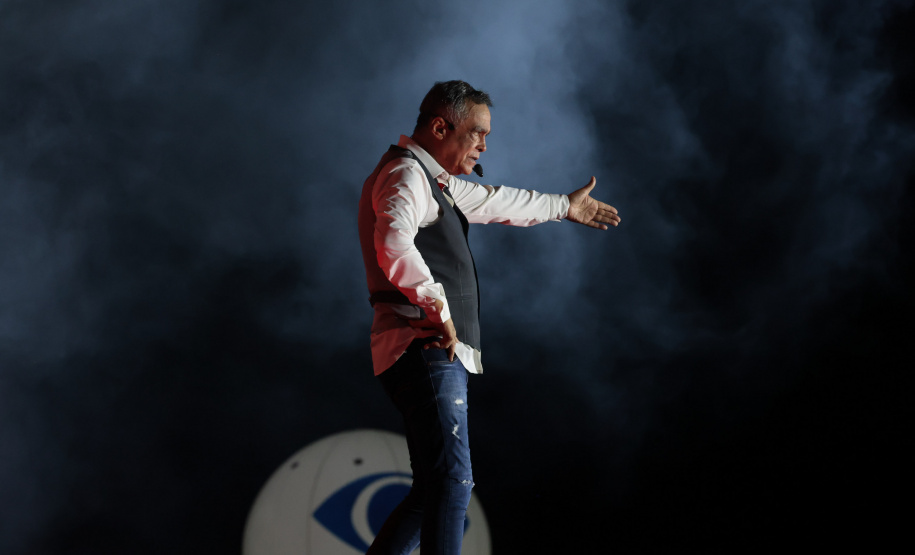 O grupo Roupa Nova durante a apresentacao do seu show dentro da programacao do Verao Maior Parana, em Matinhos - 15/02/2026 - Foto: Geraldo Bubniak/AEN