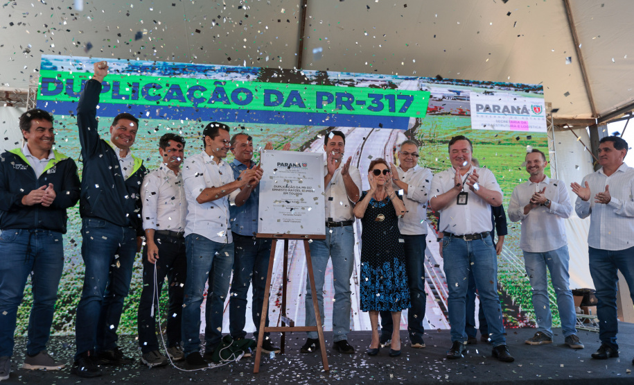 Modernização viária: Ratinho Junior inaugura duplicação da PR-317, em Toledo