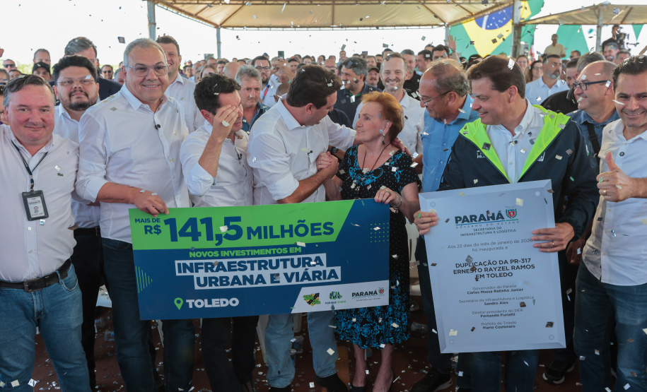 Modernização viária: Ratinho Junior inaugura duplicação da PR-317, em Toledo
