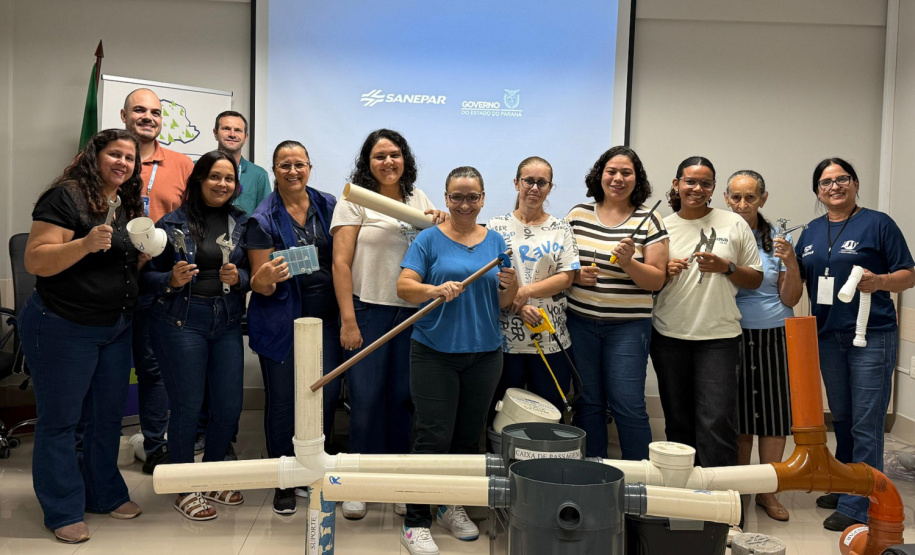Sanepar promove curso de manutenção hidráulica para mulheres em Paiçandu