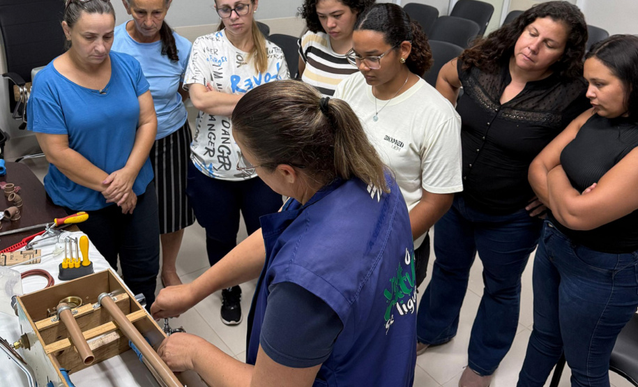 Sanepar promove curso de manutenção hidráulica para mulheres em Paiçandu