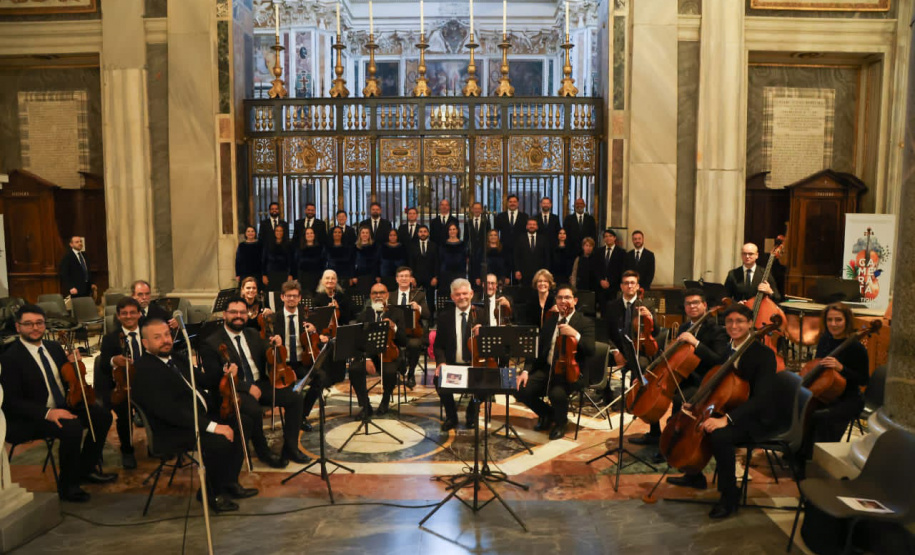 Sanepar - Patrocinada pela Sanepar, Camerata Antiqua de Curitiba inicia turnê em Roma nesta sexta-feira