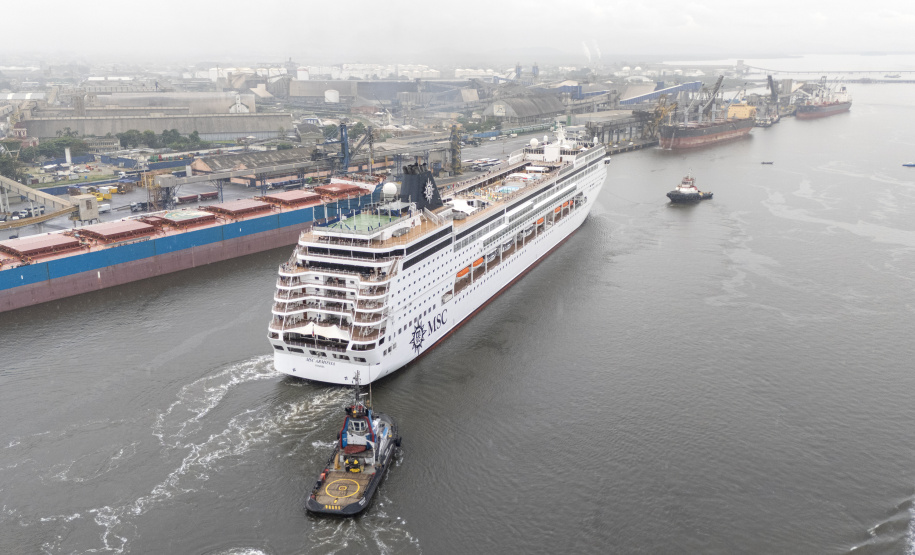 Porto de Paranaguá confirma a operação de navio de cruzeiro para a temporada 20262027