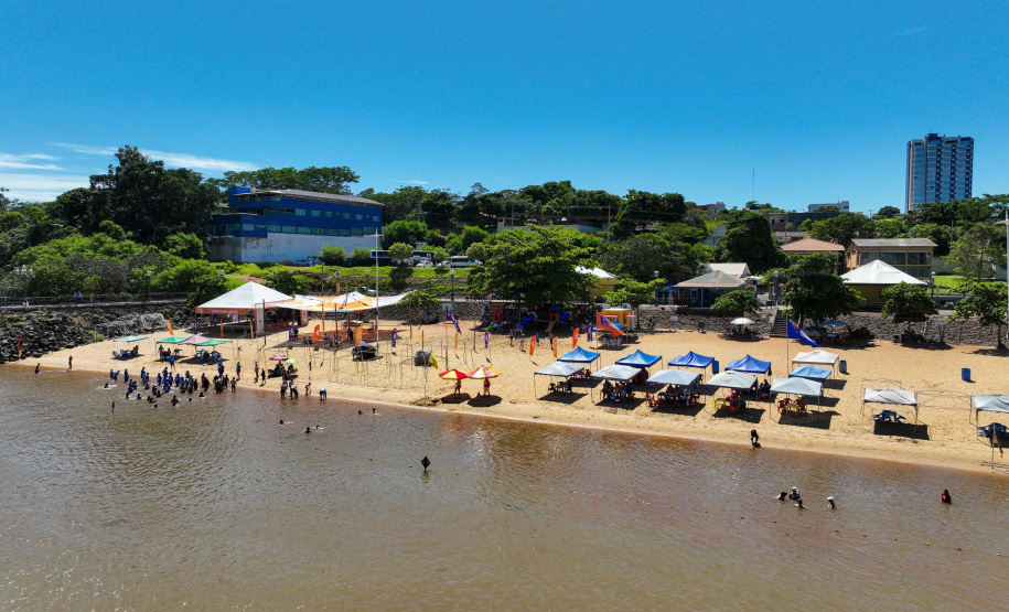 Com mar de água doce e muitas atividades, mais de 38 mil veranistas são atendidos Noroeste