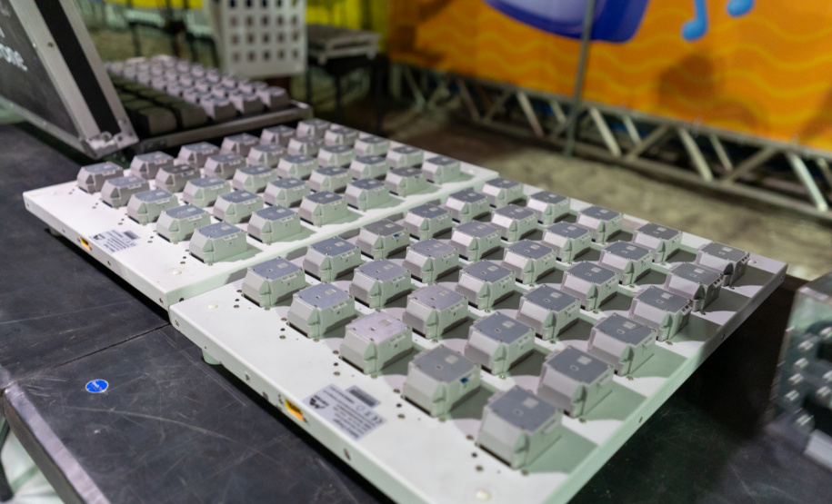 Chegada Drones para o show do Alok