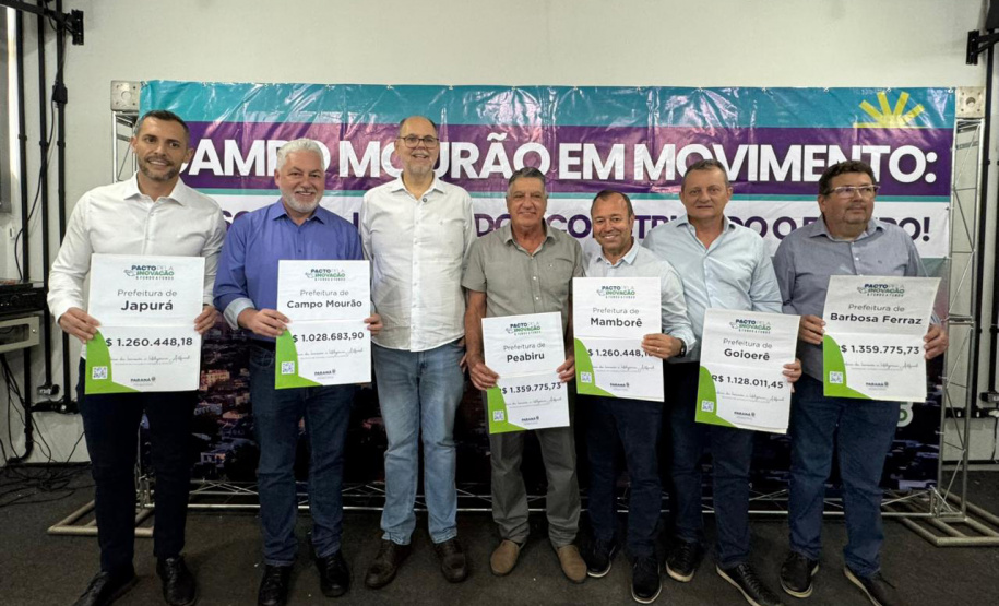INOVAÇÃO: Estado entrega R$ 11,7 milhões em recursos do setor de inovação para municípios de Campo Mourão, Umuarama e região