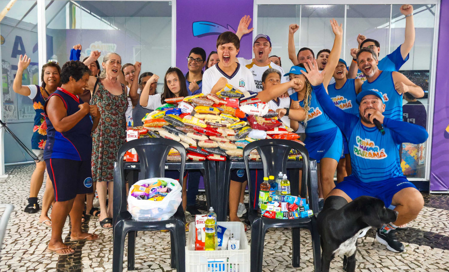 Doação alimentos arena gamer