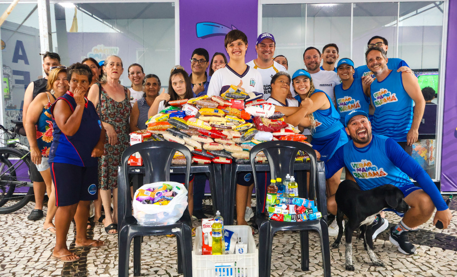 Doação alimentos arena gamer