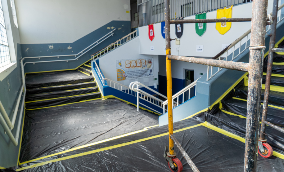 Reformas durante as férias modernizam colégios estaduais do Paraná e ampliam conforto e acessibilidade