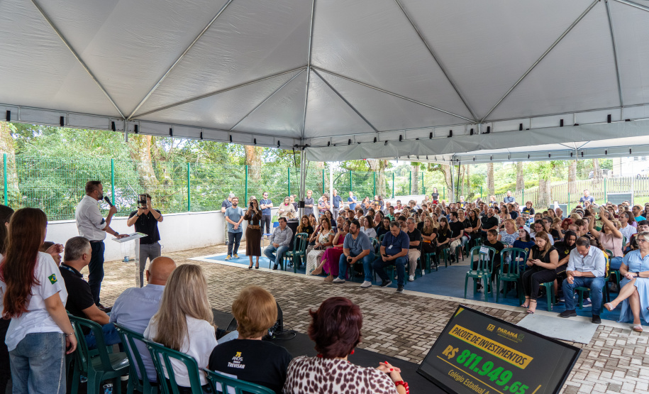 SEED - Colégio Ângelo Trevisan: obras de infraestrutura são entregues em Curitiba