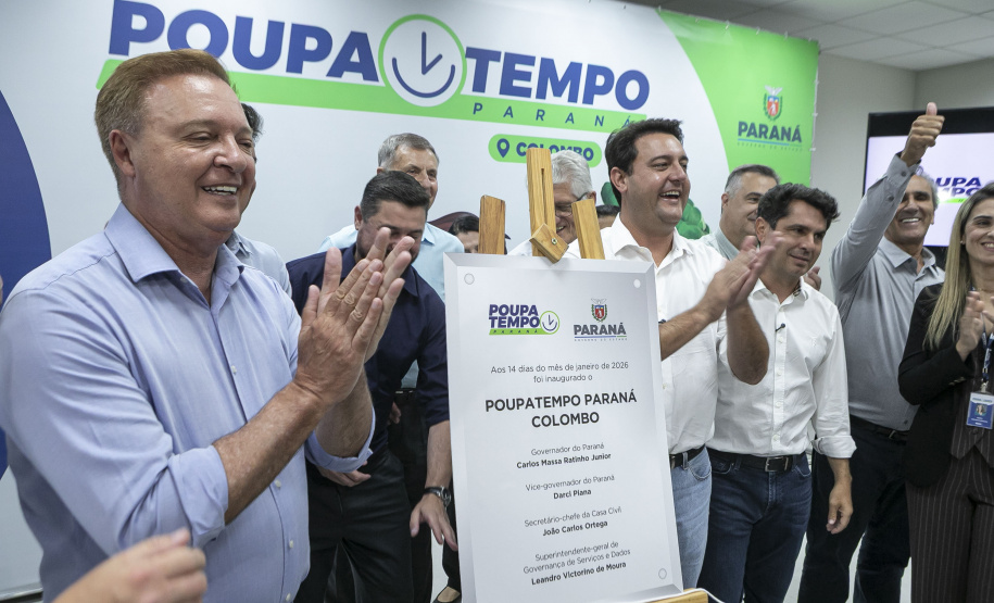 Mais praticidade: governador inaugura Poupatempo Paraná em Colombo