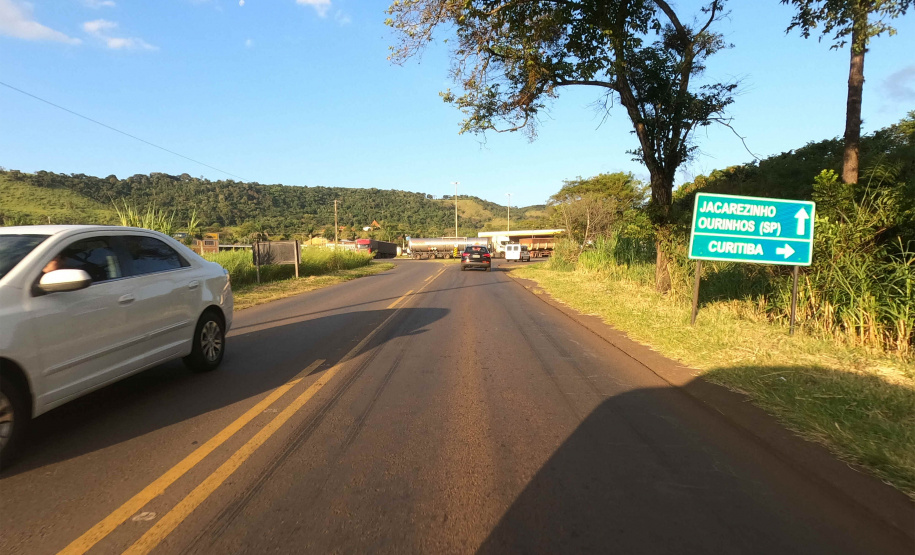 PR-092 entre Santo Antônio da Platina e Andirá