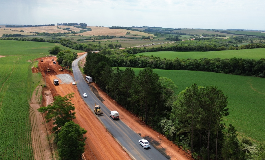 PR-151 whitetopping Ponta Grossa Palmeira 26%