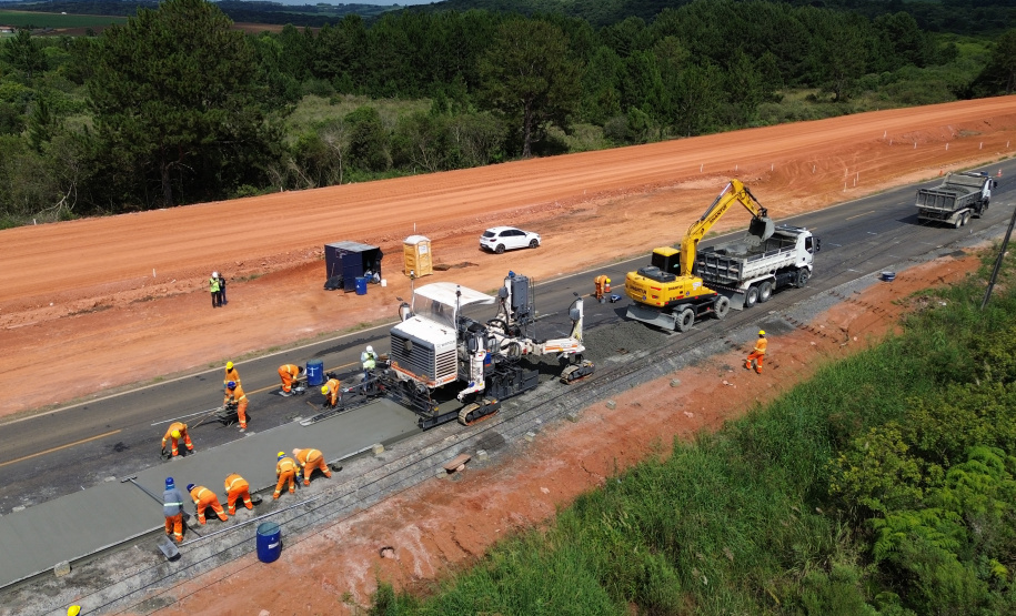 PR-151 whitetopping Ponta Grossa Palmeira 26%