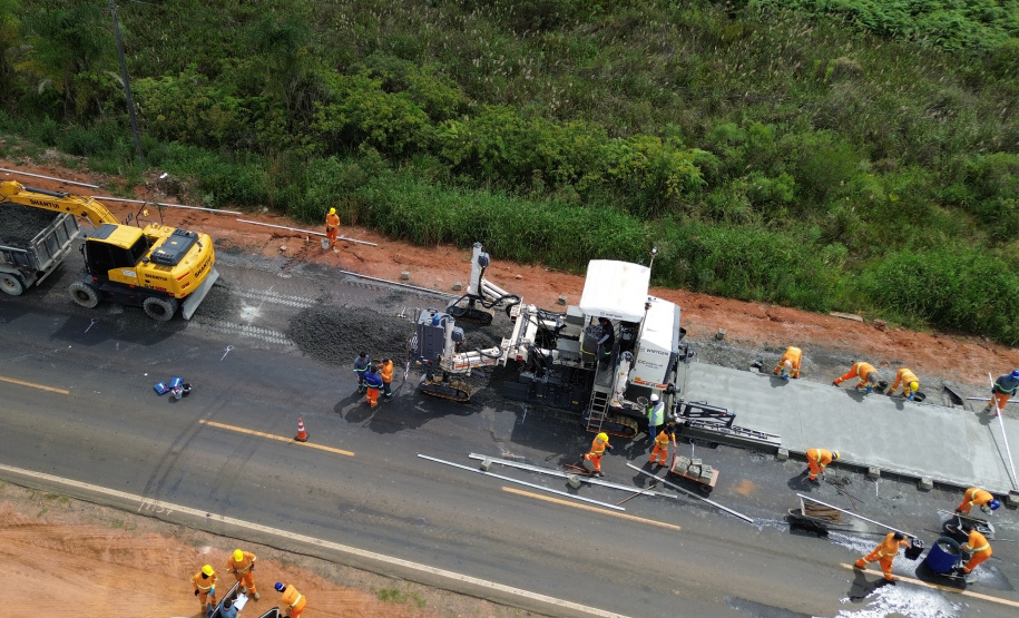 PR-151 whitetopping Ponta Grossa Palmeira 26%