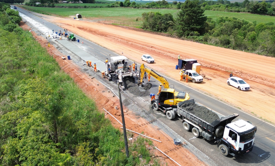 PR-151 whitetopping Ponta Grossa Palmeira 26%