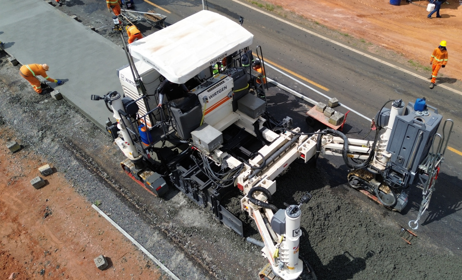 PR-151 whitetopping Ponta Grossa Palmeira 26%