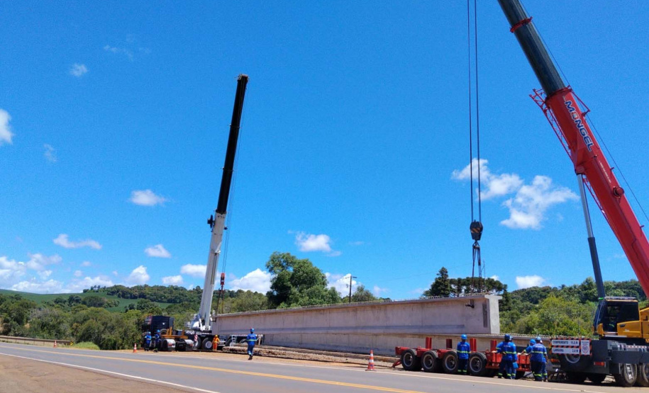 Construção de ponte na PRC-466 em Boa Ventura de São Roque