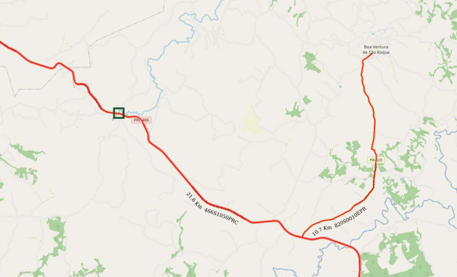 Construção de ponte na PRC-466 em Boa Ventura de São Roque