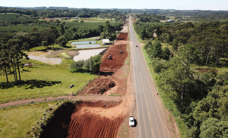 PRC-466 entre Turvo e Palmeirinha