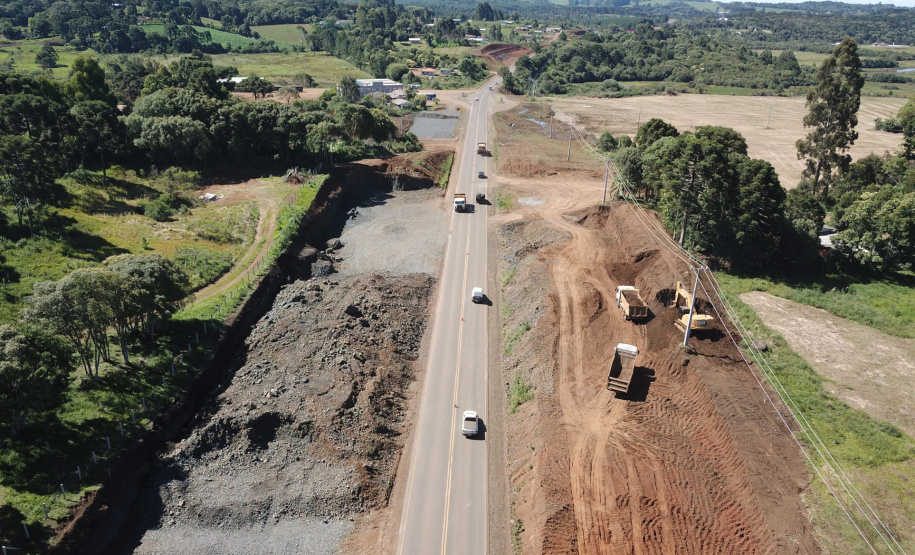 PRC-466 entre Turvo e Palmeirinha