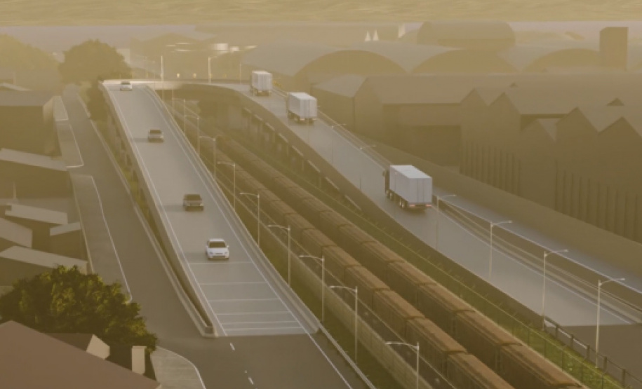 Governo do Estado anuncia novo viaduto em Paranaguá, sobre a Avenida Roque Vernalha