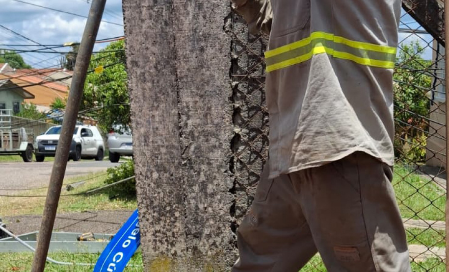 Copel - Batidas de veículos em postes geraram 3,6 mil substituições no Paraná