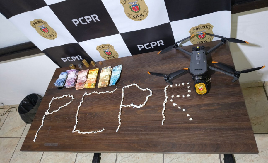 PCPR utiliza drone e prende homem em flagrante por tráfico de drogas em Guaratuba