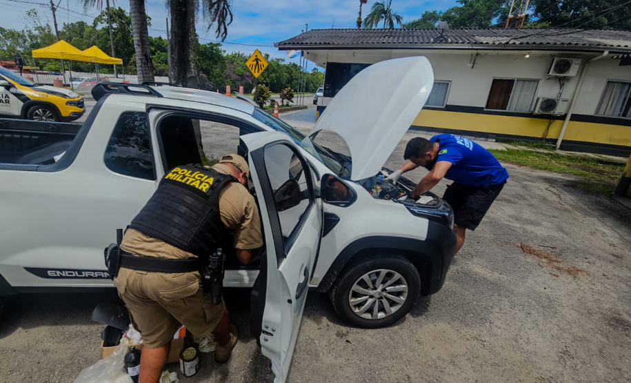 PMPR recupera veículo furtado em São Paulo após monitoramento pelo sistema Olho Vivo no Litoral
