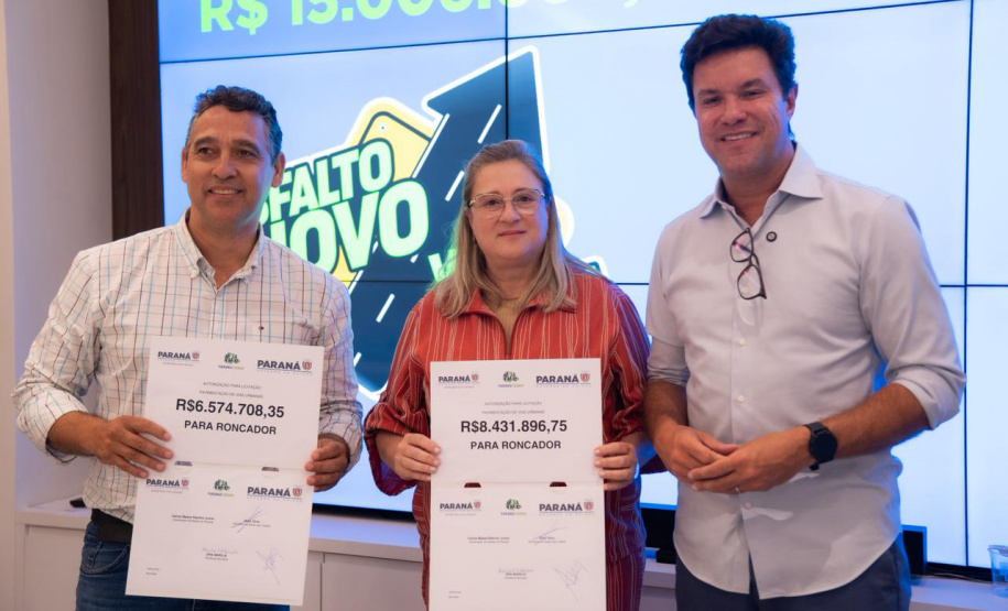 SECID - Estado autoriza mais R$ 197 milhões para pavimentação em 15 municípios