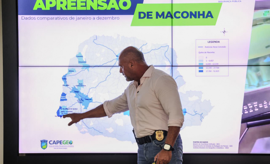 Paraná apreende 1,5 tonelada de drogas por dia em 2025 e tira R$ 2 bilhões do tráfico